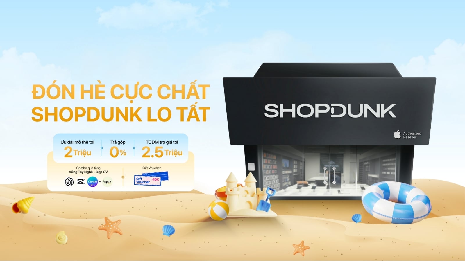 Hình ảnh cho danh mục CHƯƠNG TRÌNH KHUYẾN MÃI THÁNG 5 - ĐÓN HÈ CỰC CHẤT, SHOPDUNK LO TẤT!